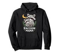 Cute Fall Autumn Raccoon Racoon Women Mom Mum Mother Mama Pullover Hoodie