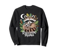 Cute Fall Autumn Raccoon Racoon Women Mom Mum Mother Mama Sweatshirt