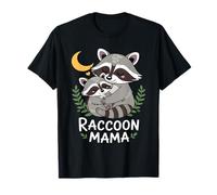 Cute Fall Autumn Raccoon Racoon Women Mom Mum Mother Mama T-Shirt
