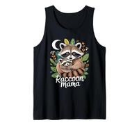 Cute Fall Autumn Raccoon Racoon Women Mom Mum Mother Mama Tank Top