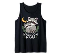 Cute Fall Autumn Raccoon Racoon Women Mom Mum Mother Mama Tank Top