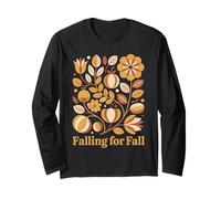 Cute Fall Autumn Season Vibes Thanksgiving Long Sleeve T-Shirt