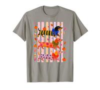 Cute Fall Dachshund Trio Dogs Pumpkins Bows Watercolor T-Shirt