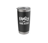 Cute Family Ever After Adoption Gotcha Day Stainless Steel Insulated Tumbler