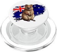 Cute Family Vacation Australian Flag Animal Quokka Lover PopSockets PopGrip for MagSafe