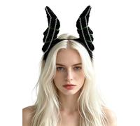 Cute Fancy Hair Hoop Devil Headwear Fair Outing Shoot Black Green One Size