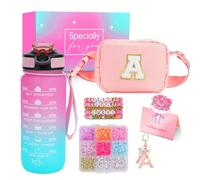 Cute Fanny Pack for Girls Personalized Gift Sets for Teen Girls Unique Presents Birthday Gifts for 4 5 6 7 8 9 10 11 12 13 14 15 16 Year Initial Purse Crossbody Bag Belt Bag for Kids (A)