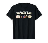 Cute Fantasy Book Lover Gift My Perfect Day Dragon Reader T-Shirt