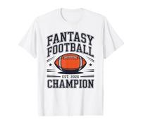 Cute Fantasy Football Champion 2026 Champ Commish Game On Value Graphic T-Shirt