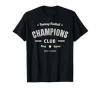 Cute Fantasy Football Champions Club Champ Game Day Husband T-Shirt