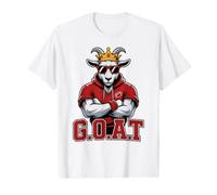 Cute Fantasy Football Goat Commish Champion Champ Game On Value Graphic T-Shirt