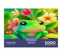 Cute Fantasy Frog Jigsaw Puzzles 1000 Piece Women, Gifts for Men Learning Educational Games Frog Art Beautiful Decoration 70x50cm/1000pcs