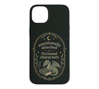 Cute Fantasy Reader Fictional Character Reader Mood Case for iPhone 14 Plus