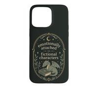 Cute Fantasy Reader Fictional Character Reader Mood Case for iPhone 15 Pro Max