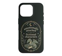 Cute Fantasy Reader Fictional Character Reader Mood Case for iPhone 16 Pro