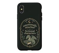 Cute Fantasy Reader Fictional Character Reader Mood Case for iPhone X/XS