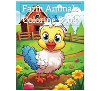 Cute Farm Animals Coloring Book for Kids - Fun & Adorable Farmyard Friends!