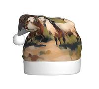 cute farm animals Plush Christmas Hat Comfortable Headwear for Holiday Parties and Parent Child Activities