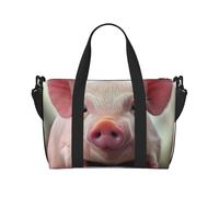 Cute Farm Animals Printed Travel Duffel Bag for Men Women Shoulder Weekender Overnight Bags for for Beach Swim Sports Gym