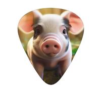 Cute Farm Pig High-Quality, Wear-Resistant And Tough Guitar Picks Give You A Different Musical Experience