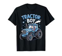 Cute Farm Tractor Kids Farming Farmer Men Boys Tractors T-Shirt