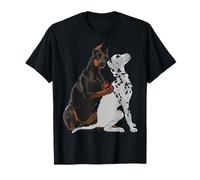 Cute Fashionable Doberman Tattooing Dalmatian Dog Gift T-Shirt