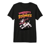 Cute Fast Sprinting Cartoon GSP German Shorthaired Pointer Premium T-Shirt