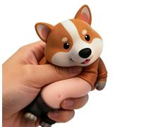 Cute Fat Shiba Inu Squishy Toy - Big Belly Stress Relief Fidget, Multi-Use Car Bumper Protector & Decoration Sticker