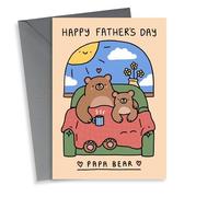 Cute Father’s Day Card - Cosy Bears - Papa Bear