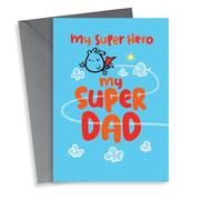 Cute Father's Day/Birthday Card - My Super Dad - My Superhero