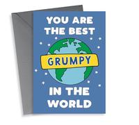 Cute Fathers Day Card - Grandad - Grumpy - You Are The Best Grumpy In The World