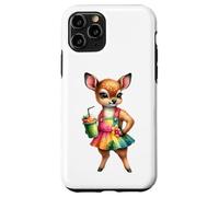Cute Fawn Deer Tropical Smoothie Drink Summer Case for iPhone 11 Pro