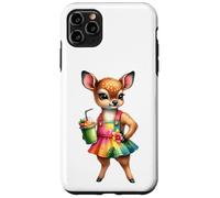 Cute Fawn Deer Tropical Smoothie Drink Summer Case for iPhone 11 Pro Max