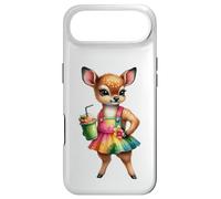 Cute Fawn Deer Tropical Smoothie Drink Summer Case for iPhone Air