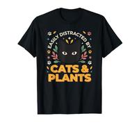 Cute Feline Botanical Succulent Quote for Introvert Women Value Graphic T-Shirt