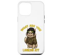 Cute Feline Funny Sarcastic Cat Lady Quote Humor Case for iPhone 12 Pro Max