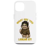 Cute Feline Funny Sarcastic Cat Lady Quote Humor Case for iPhone 13