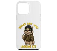 Cute Feline Funny Sarcastic Cat Lady Quote Humor Case for iPhone 13 Pro Max