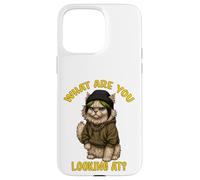 Cute Feline Funny Sarcastic Cat Lady Quote Humor Case for iPhone 15 Pro Max
