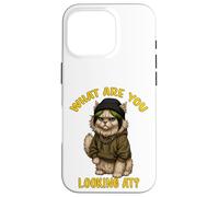 Cute Feline Funny Sarcastic Cat Lady Quote Humor Case for iPhone 16 Pro