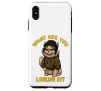 Cute Feline Funny Sarcastic Cat Lady Quote Humor Case for iPhone XS Max