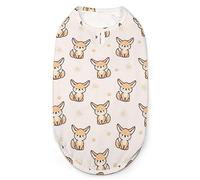 Cute Fennec Fox Dog Shirts Summer Pet T-Shirts Soft Sleeveless Tank Top Pet Clothes for Small Puppy and Cats