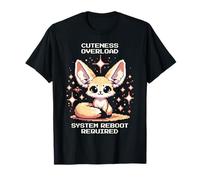 Cute Fennec Fox Pixel Desert Design T-Shirt