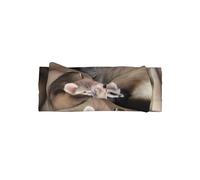 Cute Ferret Baby Elastic Bow Hairband For Baby Welcome Party Family Photography New Parents Gift