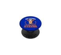 Cute Ferret Just A Strong Leukemia Warrior Cancer Supporter PopSockets Adhesive PopGrip