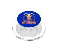 Cute Ferret Just A Strong Leukemia Warrior Cancer Supporter PopSockets PopGrip for MagSafe