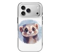Cute Ferret Phone Case Compatible with 17 Pro | Cute Slim Phones Protective Cover for Women Men