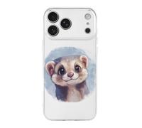 Cute Ferret Phone Case Compatible with 17 Pro Max | Cute Slim Phones Protective Cover for Women Men