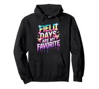 Cute FIELD DAYS ARE MY FAVORITE P.E Teacher Play On Sports Pullover Hoodie