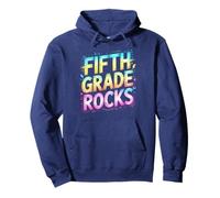 Cute FIFTH GRADE ROCKS Last Day Music Teacher Tiny Humans Pullover Hoodie